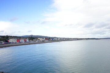 Obraz premium Cliff and Seashore of Bray Head Cliff Walk in Wicklow, Ireland