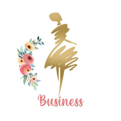 woman fashion store logo