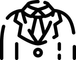 点線アイコン スーツ(男性)