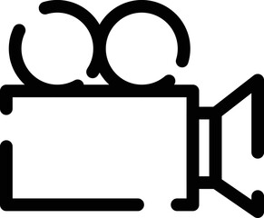 点線アイコン 映写機