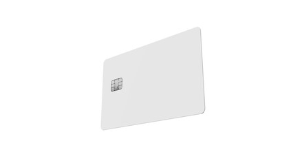 Credit card 3d rendering on transparent background - 547287013