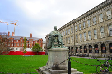 Statue of Lecky at Trinity College in Dublin, Ireland