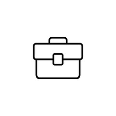 Briefcase icon vector illustration. suitcase sign and symbol. luggage symbol.