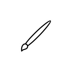 Fototapeta premium Paint icon vector illustration. paint brush sign and symbol. paint roller icon vector