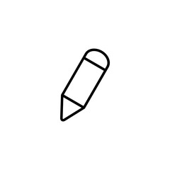 Pencil icon vector illustration. pen sign and symbol. edit icon vector