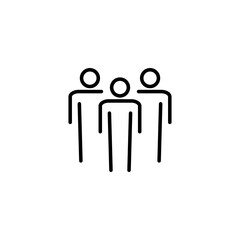 People icon vector illustration. person sign and symbol. User Icon vector