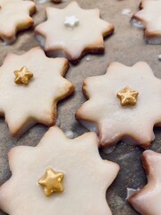 christmas cookies on the table