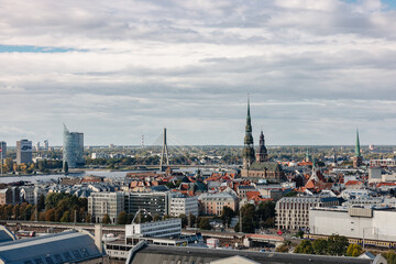 View over the city of Riga