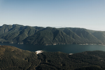 Mountain lakes in British Columbia