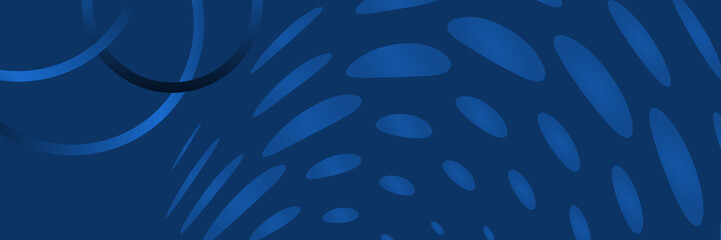 Minimal geometric background. Dark blue elements with fluid gradient.