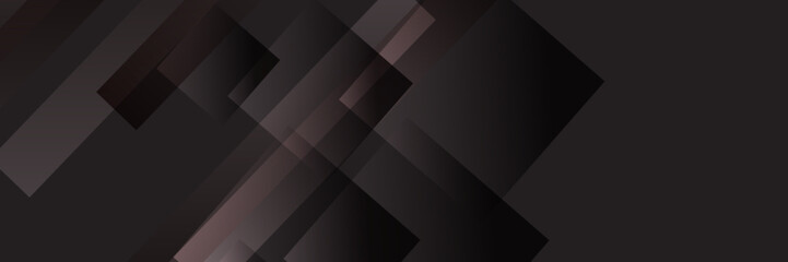 Fototapeta premium Black with gold abstract geometric background. Modern shape concept.