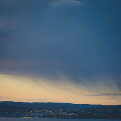 Clouds over the city