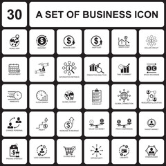 business icon vector , finance icon