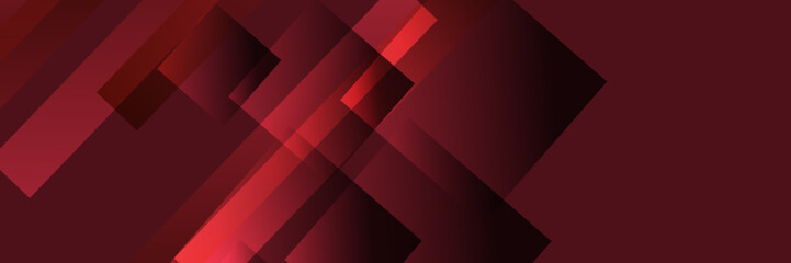 Red geometric texture. Abstract red shapes background vector
