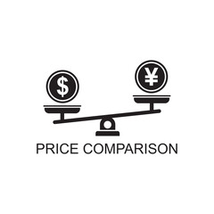 price comparison icon , business icon