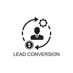 lead conversion icon , business icon