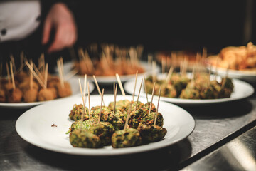 Vegetarian spinach meatballs