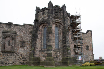 Fototapeta na wymiar Architecture in Edinburgh castle