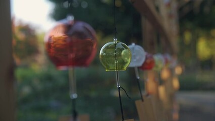 Wind chimes, a symbol of summer in Japan