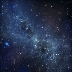 Obraz premium Stars in sky, starry night starlight shine of milky way, space cosmic background, starry background.