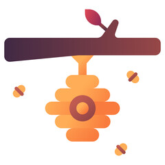 honey comb illustration