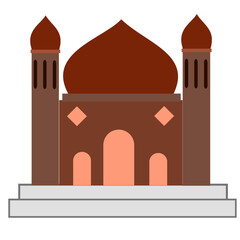 illustration of mosque