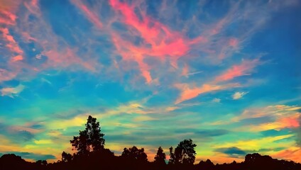 カラフル　空