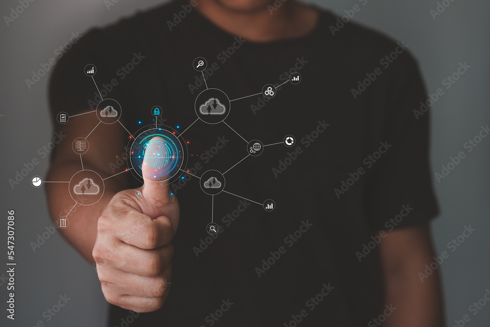 Poster digital transformation change management, internet of things. new technology big data and business p