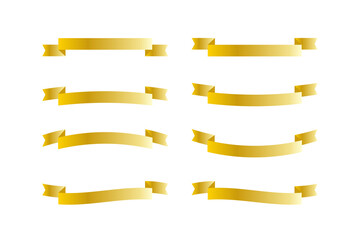 金色の帯のイラスト