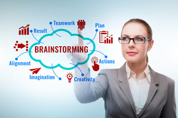 Concept of brainstorming as a solution tool
