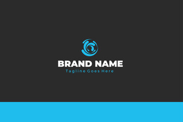 Illustration vector graphic of abstract circle logo design