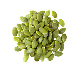 Pumpkin seeds isolated on transparent png