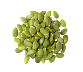 Pumpkin seeds isolated on transparent png