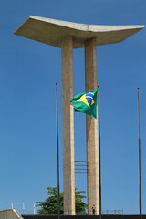Rio de Janeiro, RJ, Brazil, 2022 - Monument to the Dead of World War II, built in 1960 in Flamengo Park