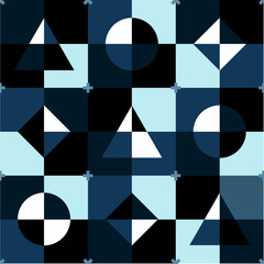 Abstract geometric pattern. Repeating seamless background vector illustration