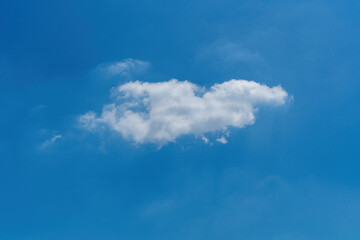 Naklejka na ściany i meble Beautiful blue sky with some clouds