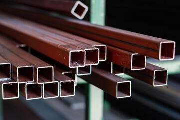 Steel rods bars tubing construction material