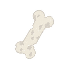 手描きの骨粗しょう症の骨