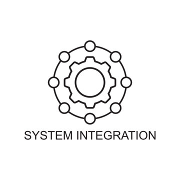 system integration icon , database icon