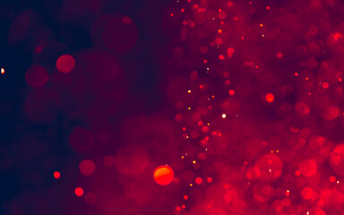 Red bokeh glitter  background Ideal as wallpaper, banner, Christmas them, valentines ,brochure etc.,