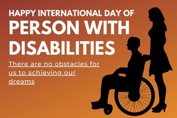 Happy international day of people with disabilities