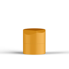 Plastic Jar Cream 3D Rendering