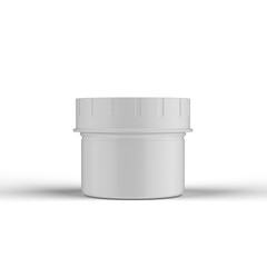 Cosmetic Cream Jar 3D Rendering