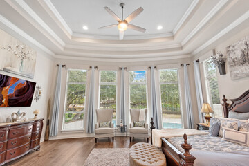 Luxury home bedroom
