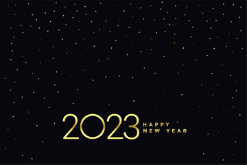 Fototapeta na wymiar 2023 new year festival season background with sparkles