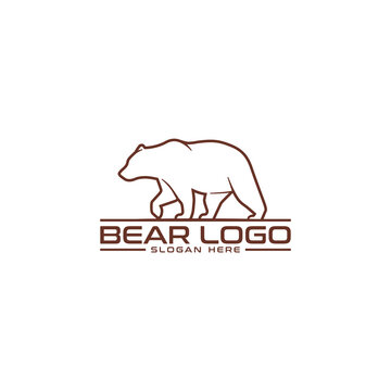 bear logo vector