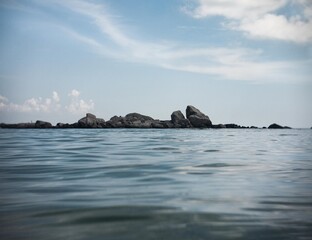 Fototapeta na wymiar beach view in Vietnam.