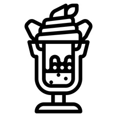 ice cream summer fruit strawberry icon