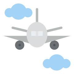 airplane travel transport flight icon