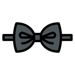 bow tie fashion cloth wear icon